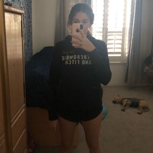 Navy blue hoodie